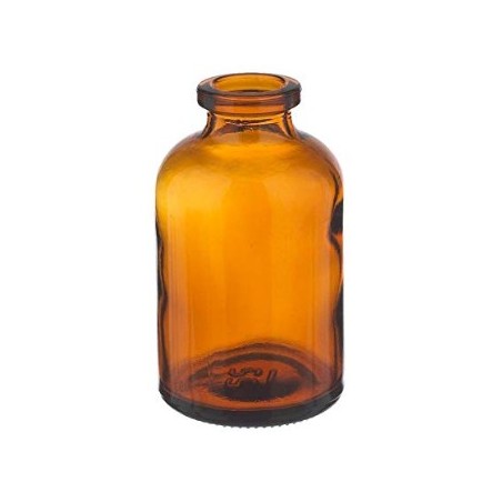 30mL Amber Glass Serum Vials, 37x66mm, Case of 285