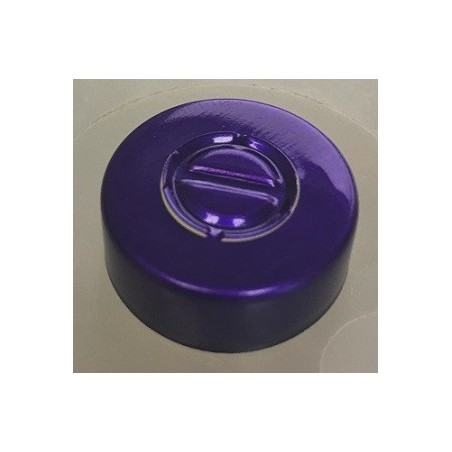 20mm Center Tear Vial Seals, Purple, Bag of 1000