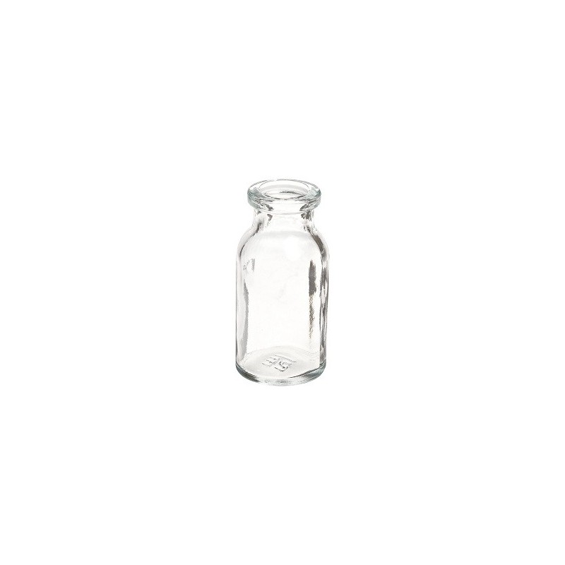 10ml Clear MOLDED Serum Bottle, 25x54mm, ream of 195