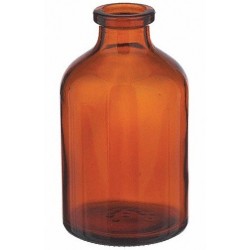 50mL Amber Serum Vials, 43x73mm, Ream of 68