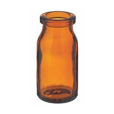 5mL Amber MOLDED Glass Serum Vials, 23x47mm, ream of 234