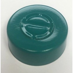 20mm Center Tear Vial Seals, Turquoise Blue Green, Bag of 1000