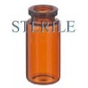 10mL Amber Sterile Open Vials, Depyrogenated, Ream of 179 pieces