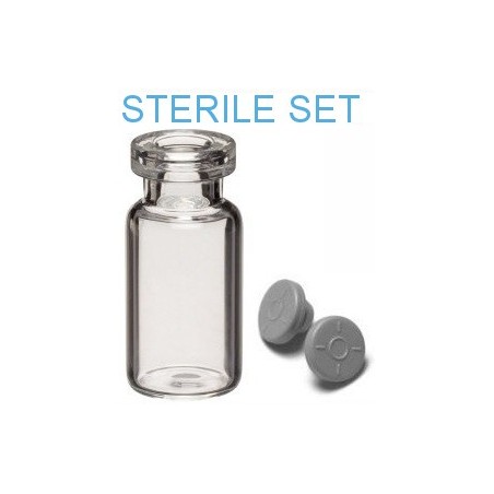 2mL Clear Sterile Open Vial and Stopper Set, 480pc