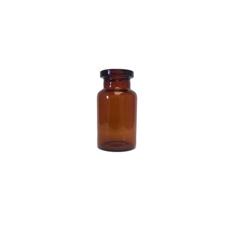 10mL Amber Shorty Serum Vials, SID YXP, 24x45mm, tray of 252