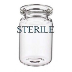 6mL Clear Sterile Open Vials, Pyrogen Free, Tray of 176 pieces