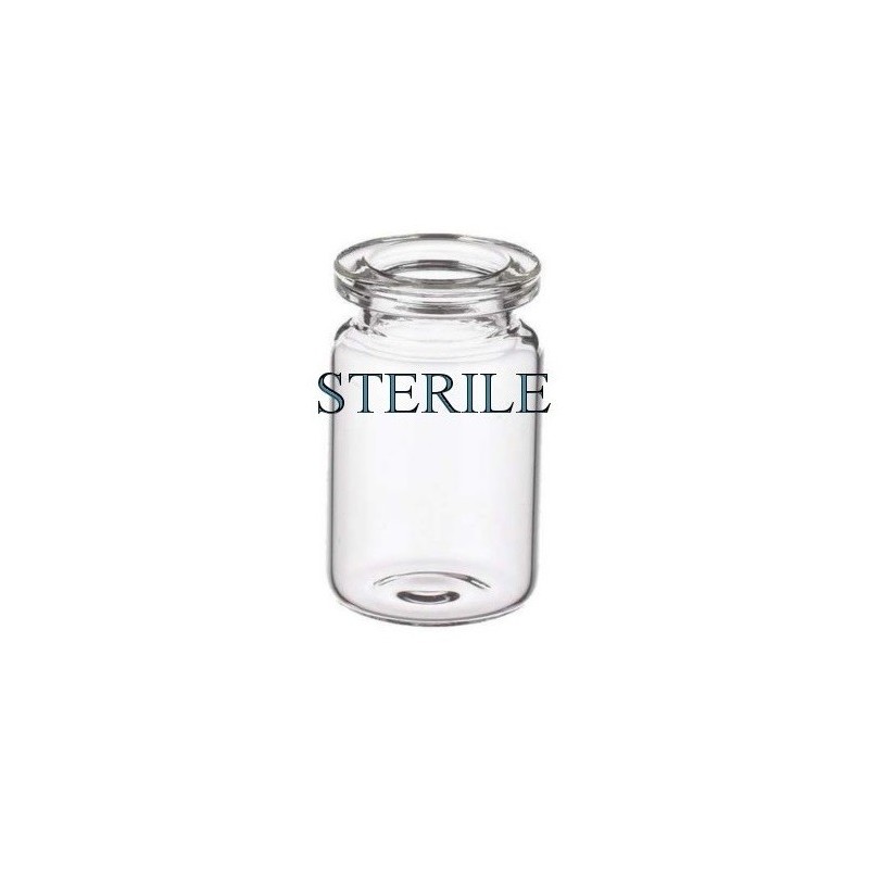6mL Clear Sterile Open Vials, Pyrogen Free, Tray of 176 pieces
