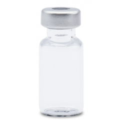 ALK 2mL Sterile Serum Vials, Pack of 25, Silver Seals