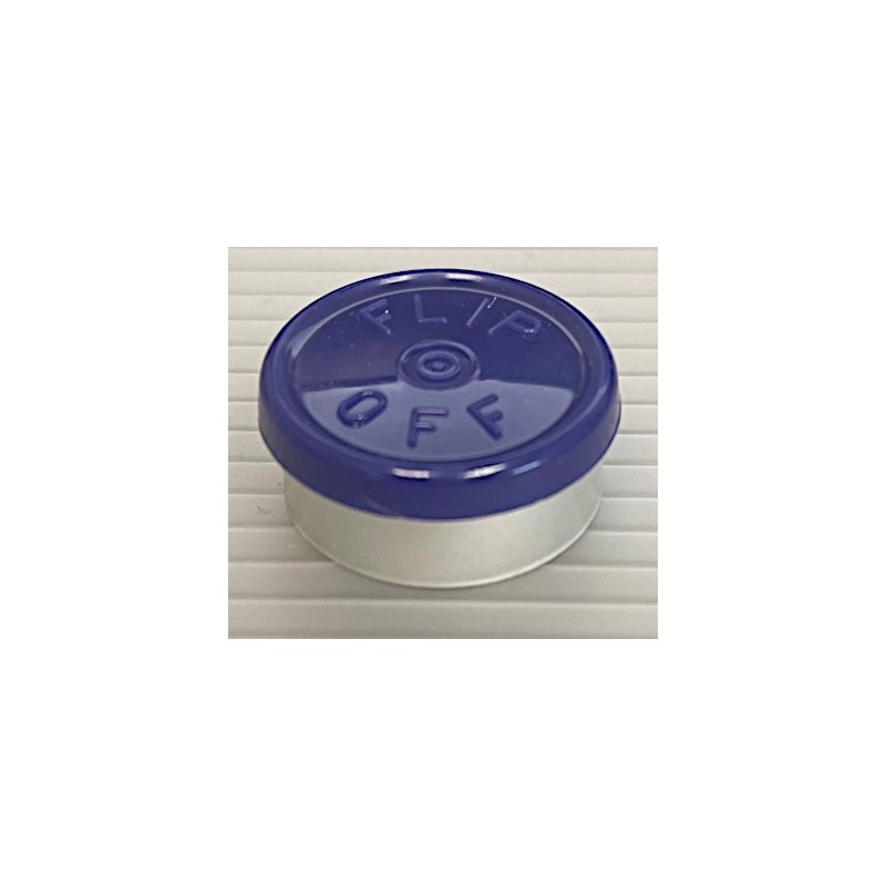 20mm West Flip Off® Vial Seals, Dark Navy Blue, Bag of 1000