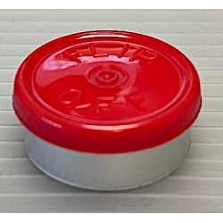 20mm West Flip Off® Vial Seals, Red, Bag of 1000