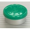 20mm Flip Off Vial Seals, Green, Bag of 1000