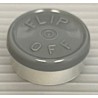 20mm Flip Off Vial Seals, Dark Gray, Bag of 1000