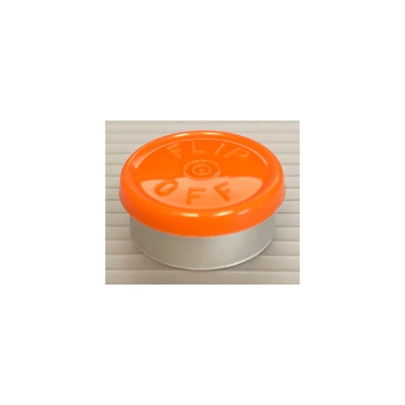 20mm Flip Off Vial Seals, Orange Peel, Bag of 1000