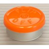 20mm Flip Off Vial Seals, Orange Peel, Pack of 100