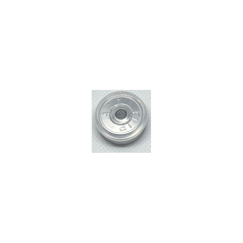 20mm Flip Off Vial Seals, Clear, Pack of 100