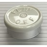 20mm Flip Off Vial Seals, Light Misty Gray, Pack of 100