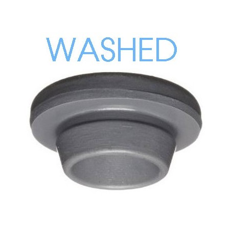 20mm Round Bottom Vial Stopper, Ready to Sterilize, Bag of 1000