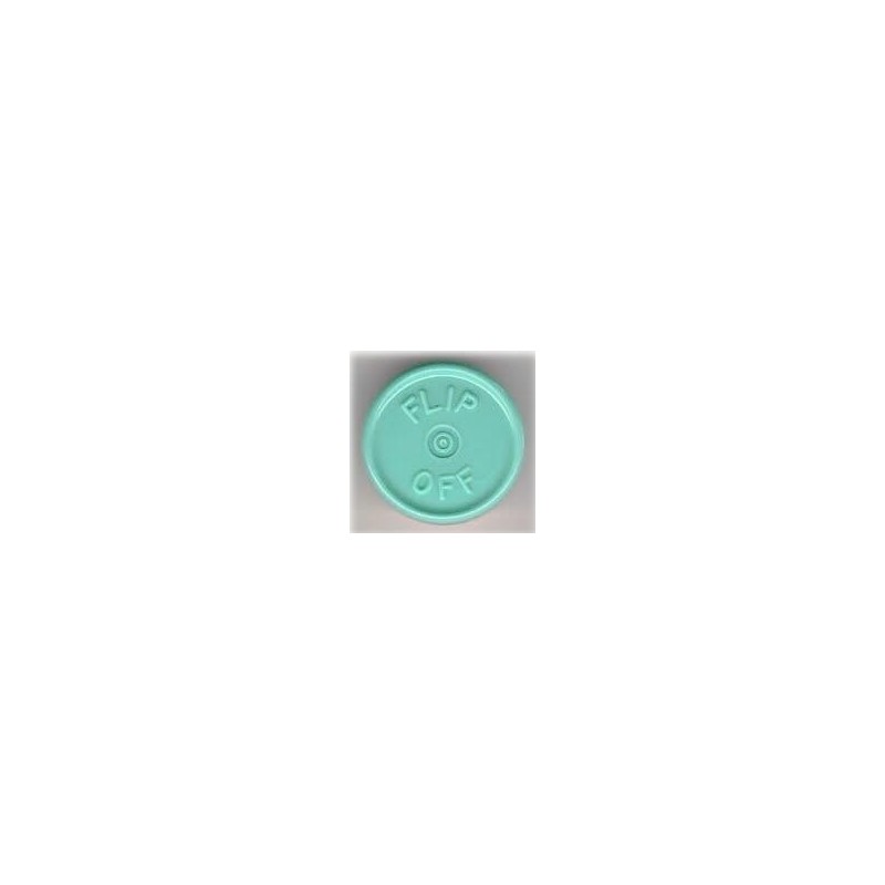 20mm West Flip Off® Vial Seals, Faded Turquoise Blue, Bag of 1000