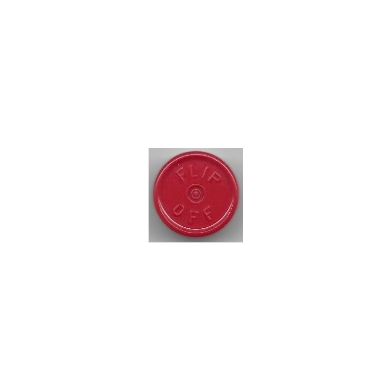 20mm West Flip Off® Vial Seals, Red, Bag of 1000